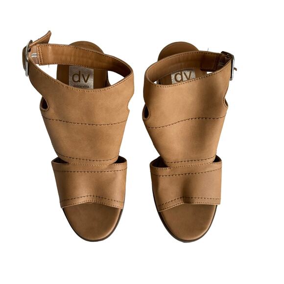 Dolce Vita Brista Brown Faux Leather Stacked Heel
Ankle Strap Sandals Size 9 - Picture 2 of 7